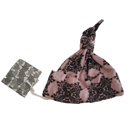 NWT Kate Quinn Knot Hat French Bloom Baby Girls 0-3 Months Bamboo - Picture 2 of 4